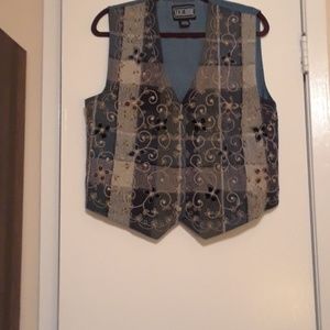 Rachel Brooke denim vest